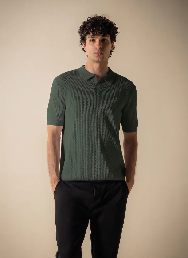شايبس MIDWEIGHT TEXTURED POLO SHIRT