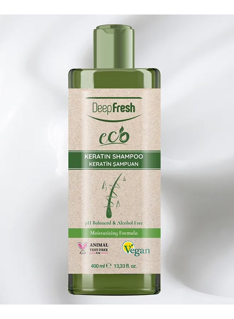Deep Fresh Keratin Shampoo 400 ml - Image 4
