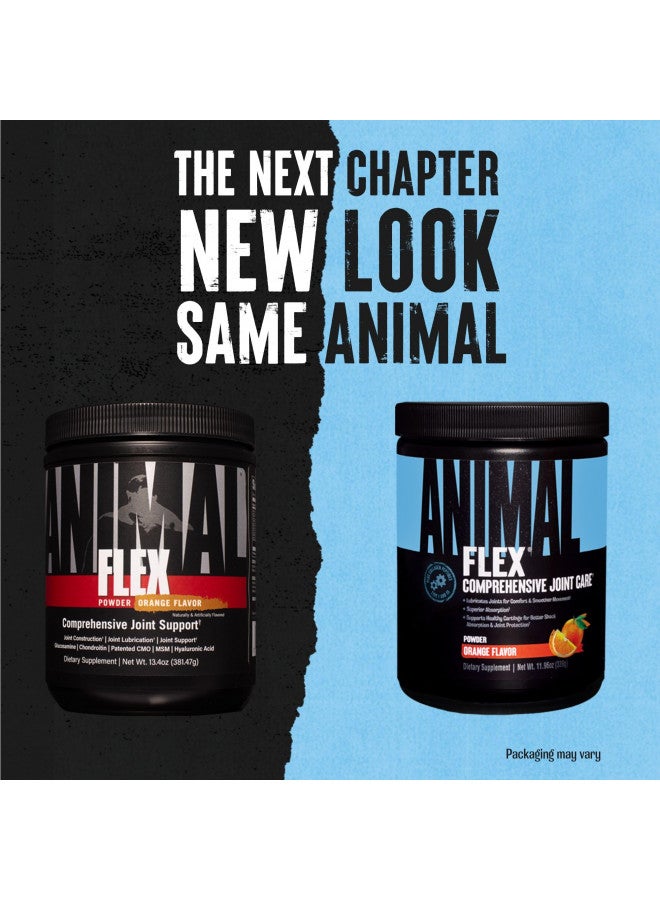 ANIMAL Animal Flex Powder All-in-one Complete Joint Support Supplement Contains Collagen, Turmeric Root, Curcumin, Glucosamine & Chondroitin Helps Repair And Restore Joints Orange Flavor, 30 Scoops  - Image 3