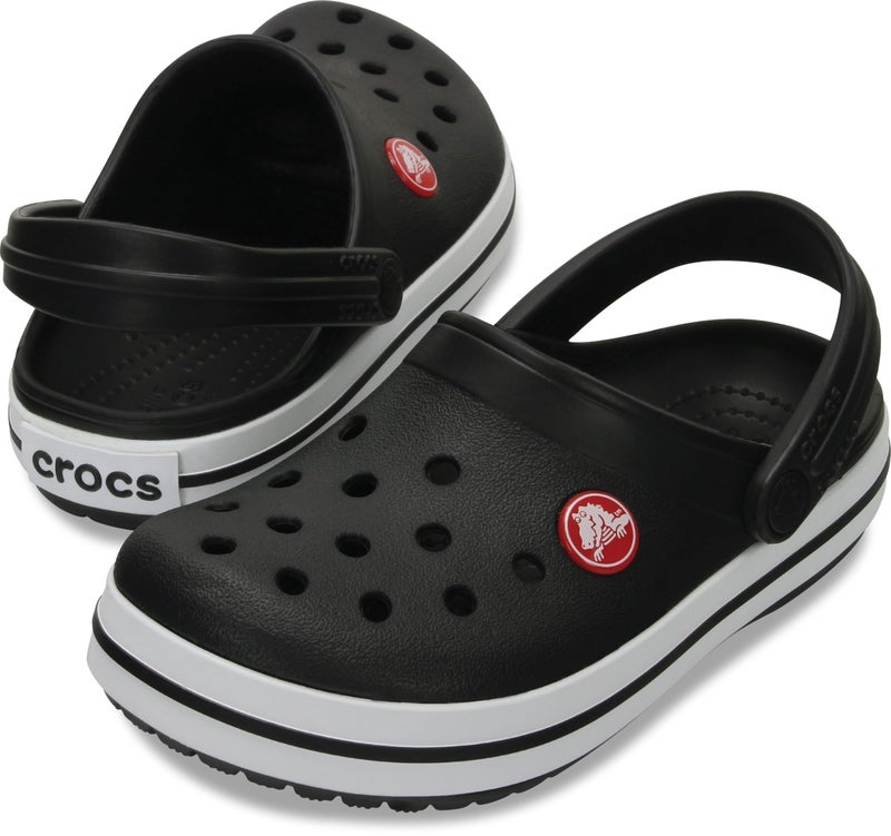 Crocs Unisex-Child Crocband Clogs (Todder Shoes), Black, 7 Toddler - Image 2