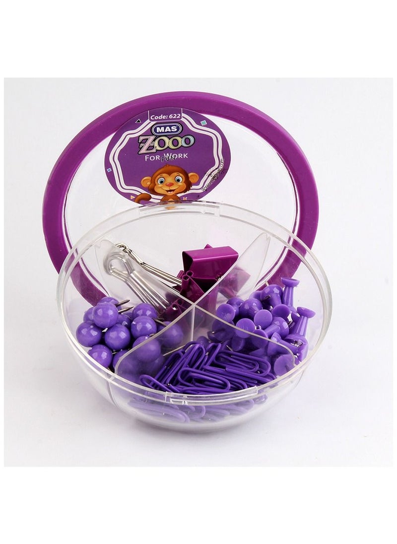 MAS Mas Zoo - Mixed Set - Clear Box Purple 