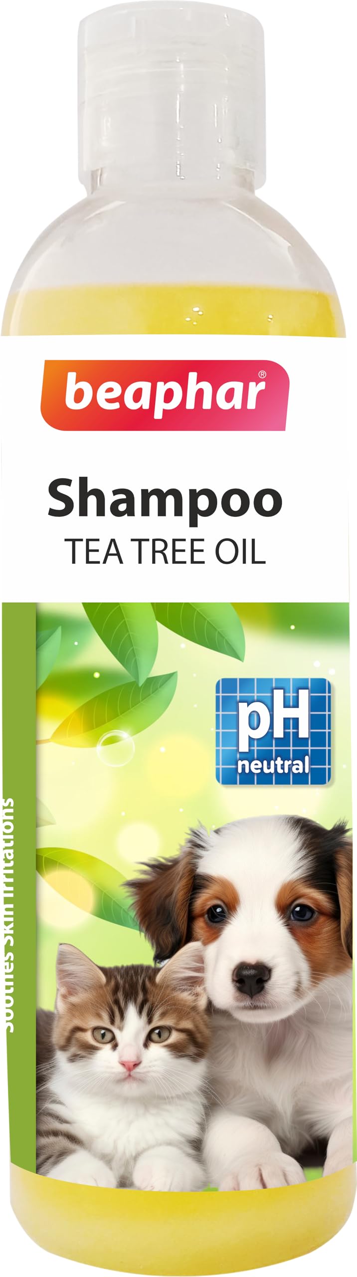 Beaphar Tea Tree Oil Shampoo for Dogs and Cats | Dryness & Skin Irritation Relief | Pure Herbal Shampoo - 250 ml