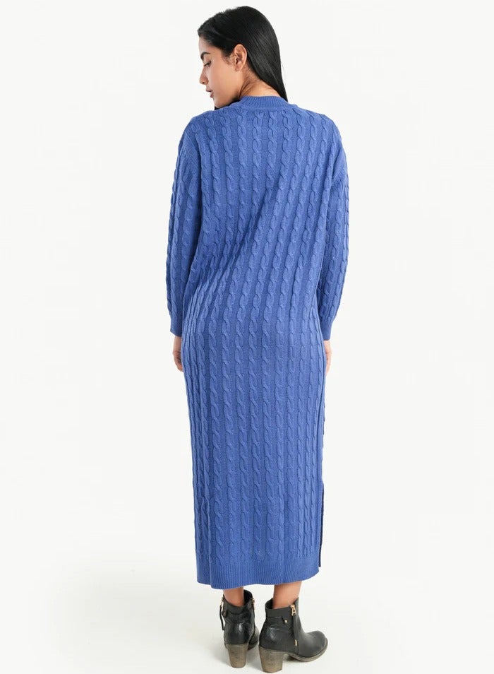 Carina Carina Cable Knitted Midi Dress  - Image 3