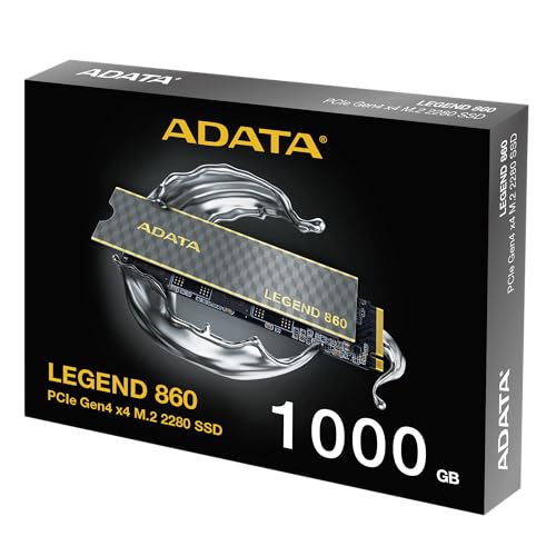 ADATA Legend 860 PCIe Gen4 x4 M.2 2280-1000GB, Powerful and Audacious, Solid State Drive (Legend 860, 1000GB) - Image 3