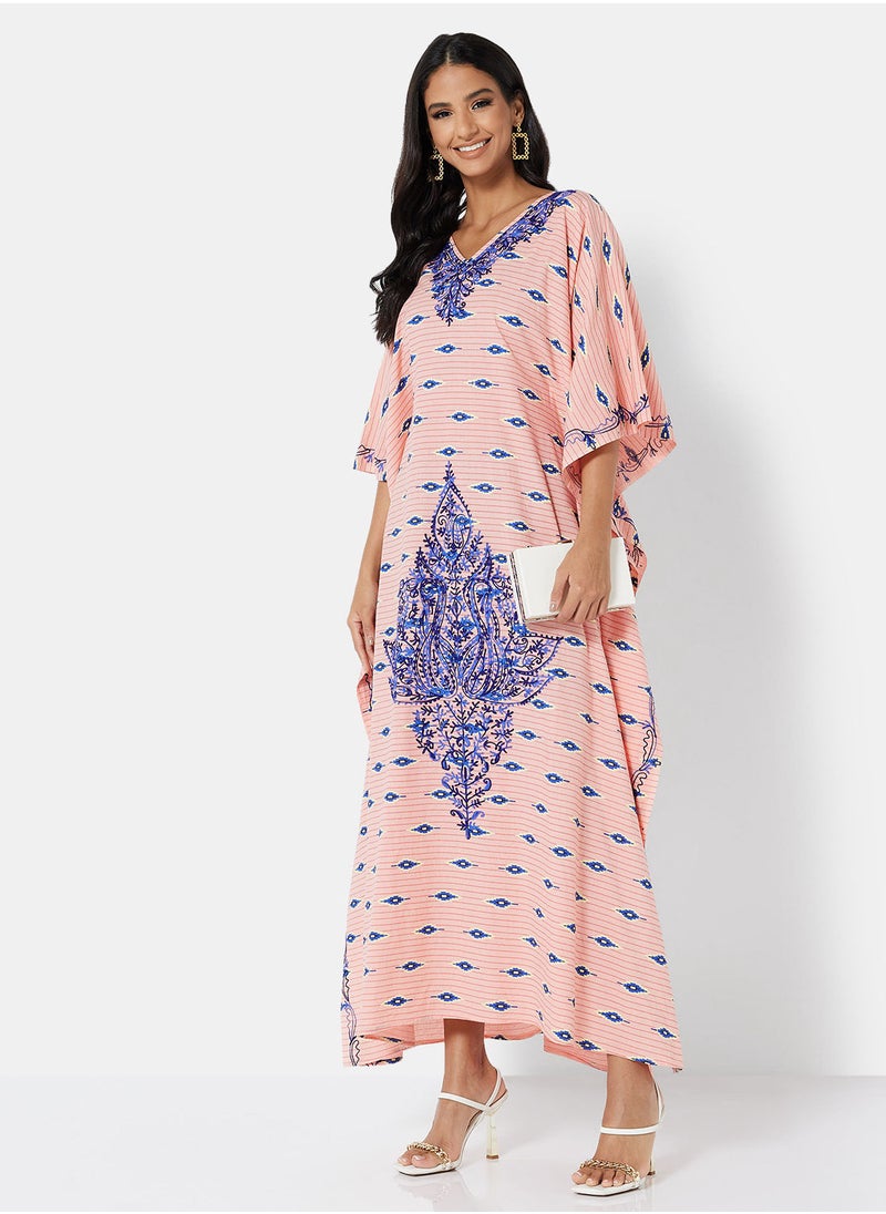 ARABIAN CLOSET EMBROIDERED KAFTAN  - Image 3