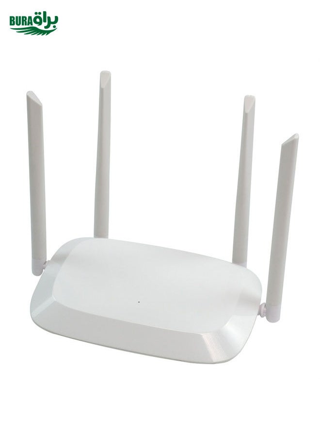 BURAQ - 1200M High Speed Dual Band 5G Gigabit WiFi Wireless Router, Plug Type:US Plug - Image 1