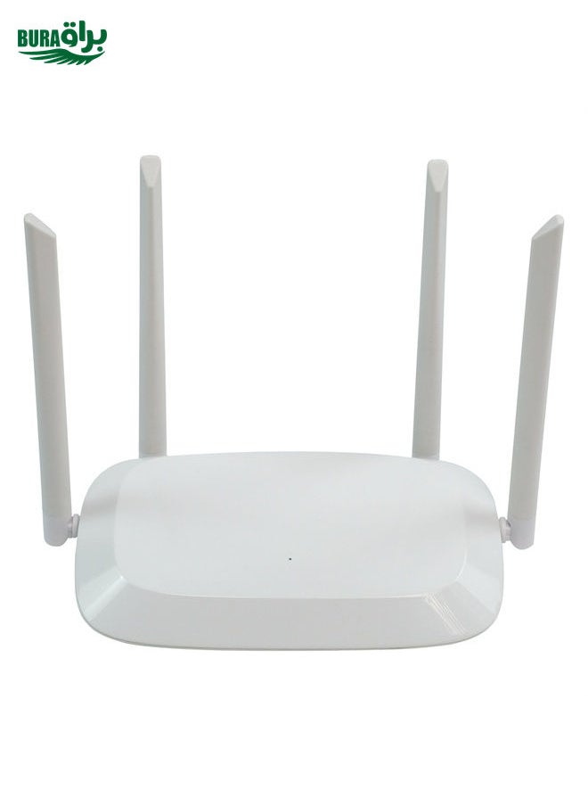 BURAQ - 1200M High Speed Dual Band 5G Gigabit WiFi Wireless Router, Plug Type:US Plug - Image 1