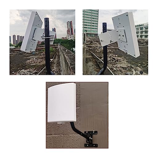 SIGNALPLUS Long Range WiFi Antennas Outdoor Full Kit 2.4GHz 5GHz External Panel Directional WiFi Antenna Extender for WiFi Router/Wireless Camera/WiFi Access Point, 5meter Cable, RP-SMA, SMA, Mounting Pole - Image 4