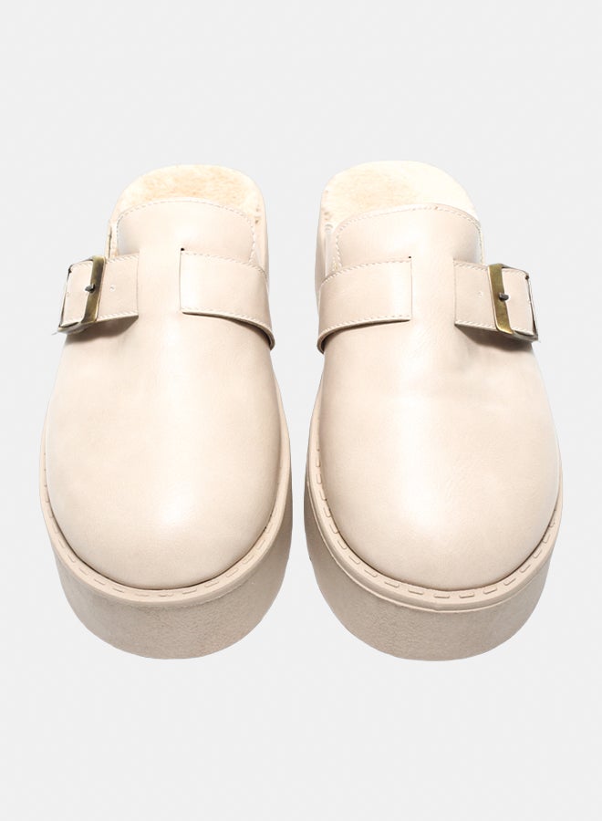 Glitter Women Slippers - Beige - Image 3