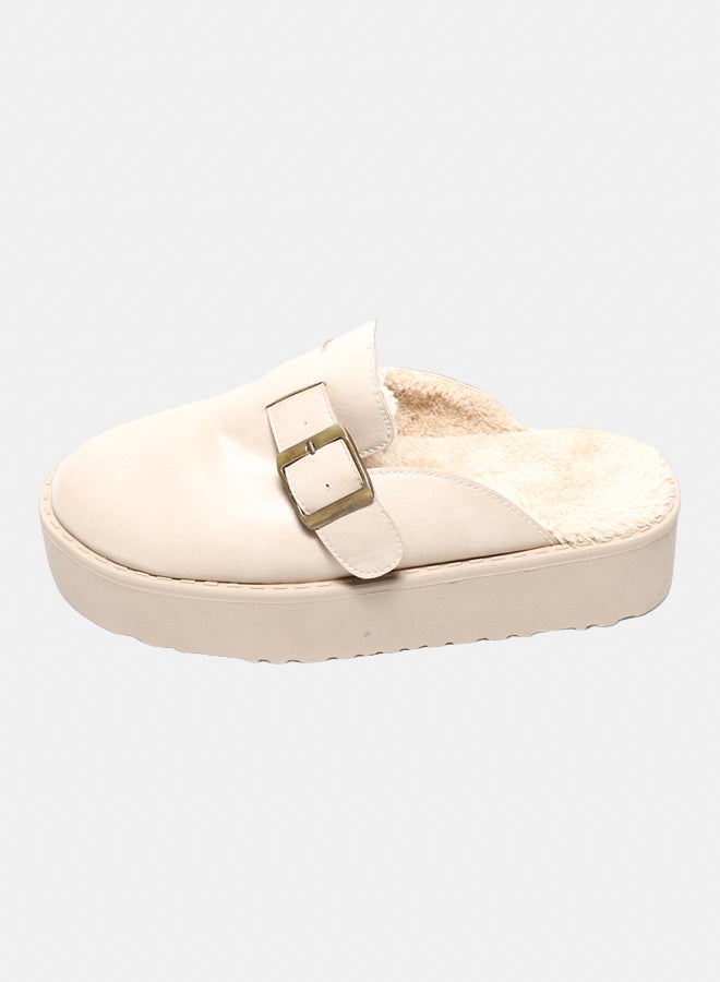 Glitter Women Slippers - Beige - Image 2