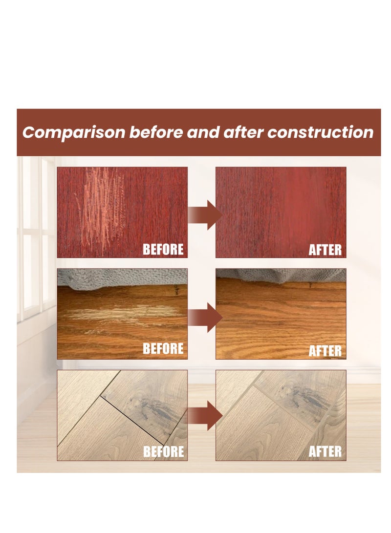 oak 100g Wooden Floor Beauty Seam Agent Wood Gap Filling Pothole Glue Waterproof And Mildew-Proof Furniture Damage Quick Repair Paste - Image 4