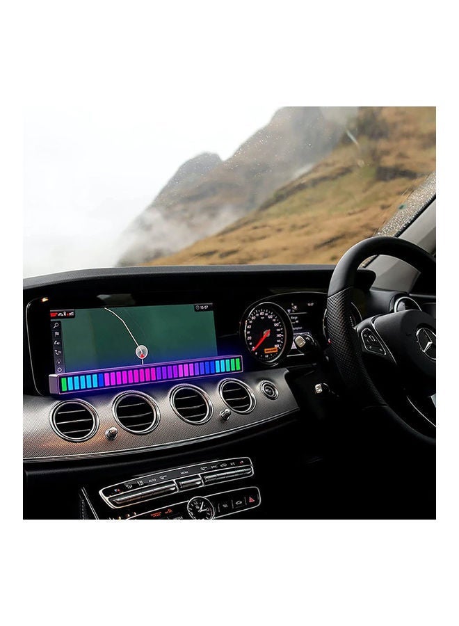 NIBEMINENT RGB Music Pickup Rhythm Neon Light Sound Control Atmosphere Led Night Lamp 32 Beads Multicolour 18.2cm - Image 3