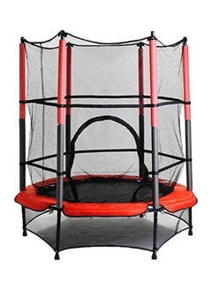 HAPPYTOYS Round Trampoline With Safety Enclosure Net 40 INcm 