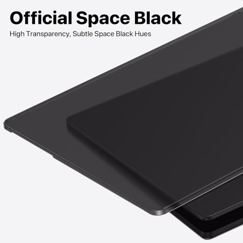 Soonjet Anti-Cracking for MacBook Pro 14 inch Case 2025 2024-2021 M4 M3 M2 M1 Pro/Max [100% Match Official Color] [Seamless Fit] Clear Cover Hard Shell Laptop Case, Frosted Space Black - Image 3