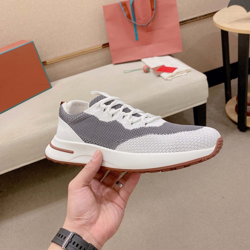Men's Casual Lace-Up Low Top Sneakers - Image 2