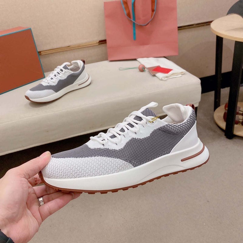 Men's Casual Lace-Up Low Top Sneakers - Image 1