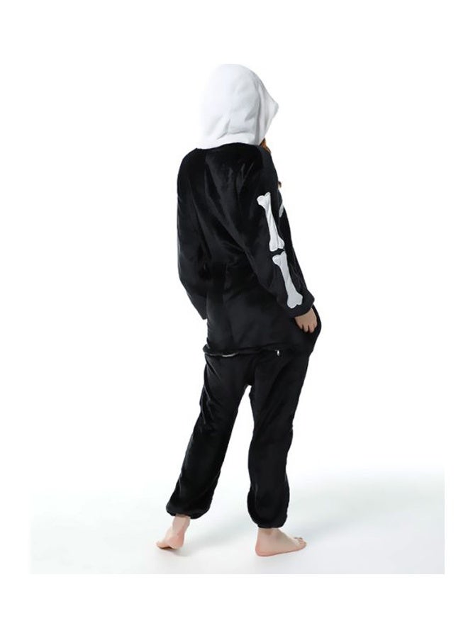 Cute Skeleton Comfy Onesie Pajamas Multicolor - Image 2