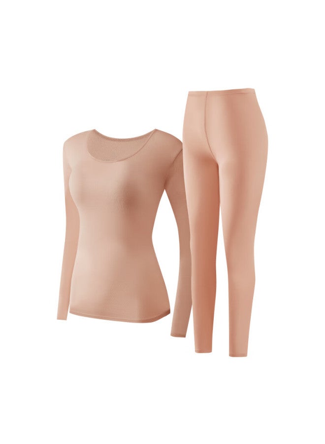 Yangxin Autumn Winter New Warm Set Slim Fit Thermal Lock Cold Resistant Couple Base Layer Top And Bottom - Image 2