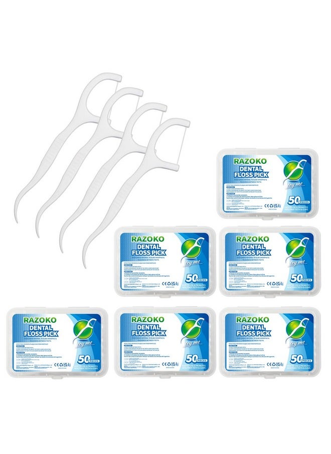 Dental Floss Picks High Toughness Professional Toothpicks Sticks 6 Pack(300Pcs) With Portable Case And Dental Picks Perfect For Family,Hotel,Travel - pzsku/Z63D217834210AC946015Z/45/_/1724125846/fe804240-37c7-4273-a987-4843cd2cae64