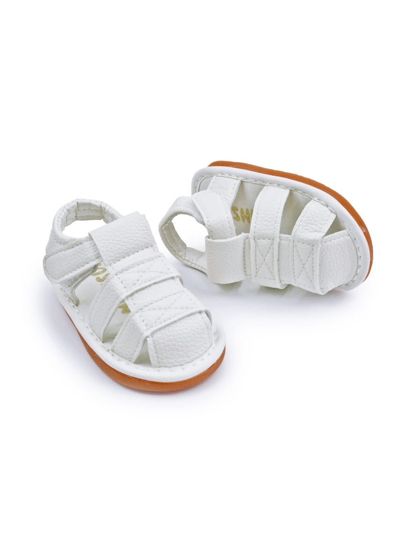 Generic Baby Boys Girls Squeaky Sandals Non-Slip Soft Rubber Sole Closed Toe Infant Summer Outdoor Shoes Toddler First Walkers  - Image 5