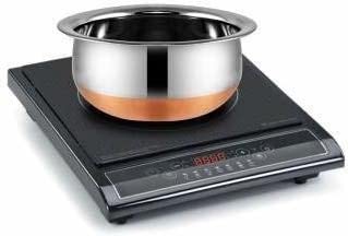 Nirvika Stainless Steel Copper Bottom Handipatila Pot Biryani Punjabi Handi Set with Lid 5 Pieces Serving Bowls with Lids Cookware Set Capacity 05 L08 L12 L15 L18 LCopper Silver - Image 4