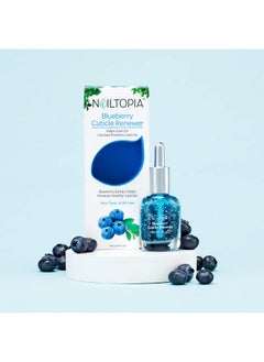 Nailtopia Blueberry Cuticle Renewer Strengthening Moisturizing Treatment For Dry Damaged Skin And Nails Infused With Essential Antioxidants And Vitamins All Natural Vegan Formula 0.41 Oz  - Image 2