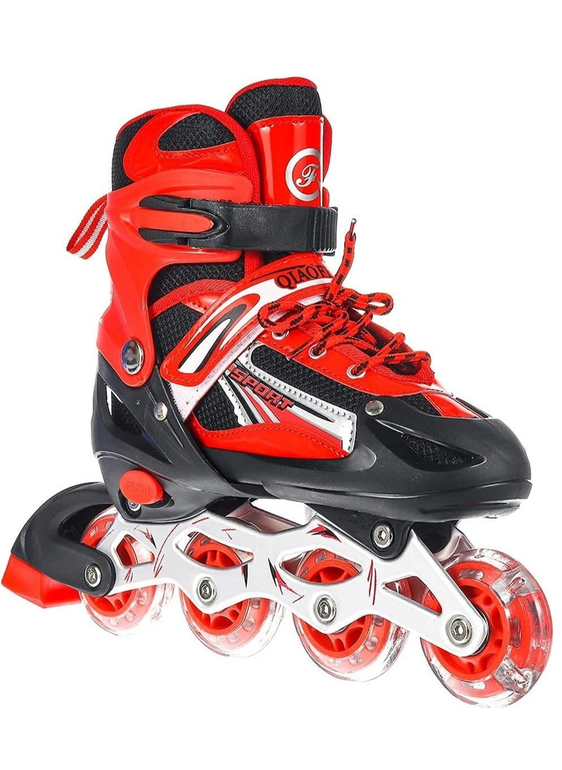 Adjustable Perfect Inline Skate Shoes With LED Flash