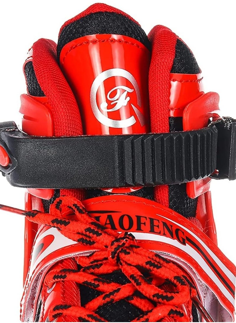 Adjustable Perfect Inline Skate Shoes With LED Flash
