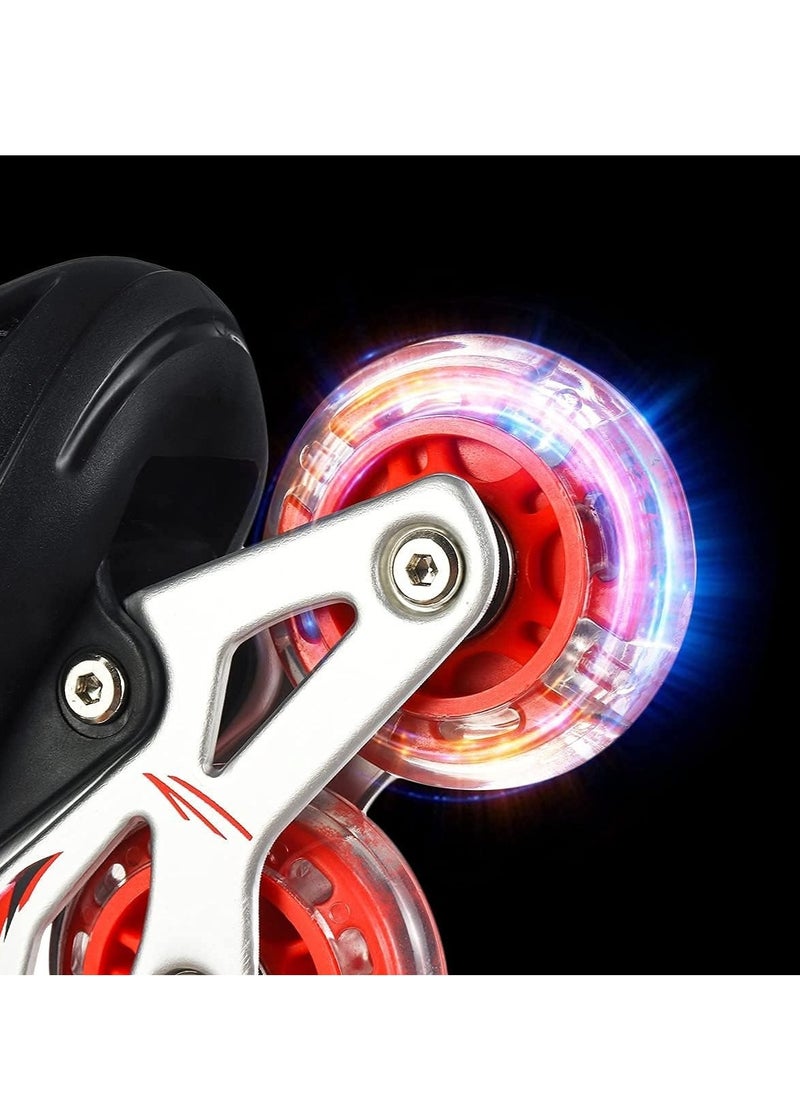 Adjustable Perfect Inline Skate Shoes With LED Flash