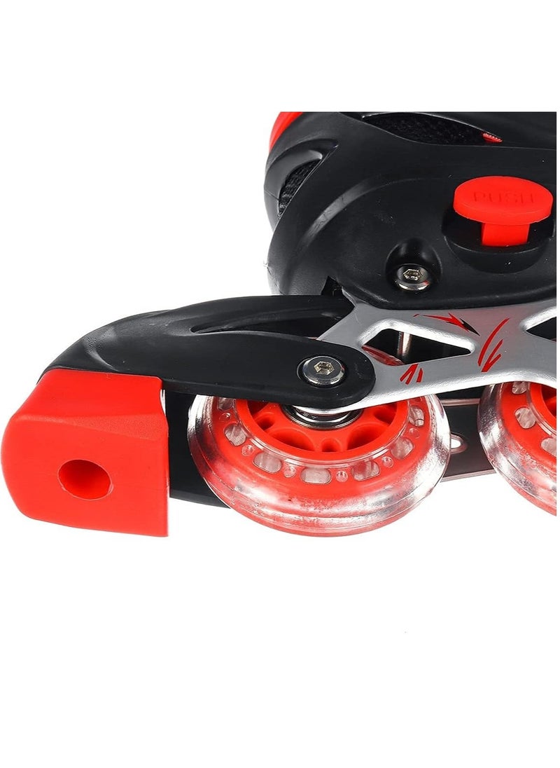 Adjustable Perfect Inline Skate Shoes With LED Flash
