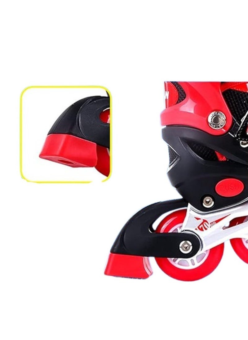 Adjustable Perfect Inline Skate Shoes With LED Flash