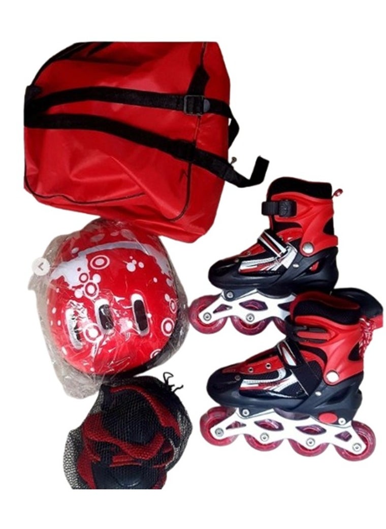 Adjustable Perfect Inline Skate Shoes With LED Flash