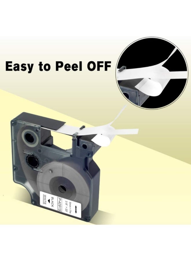 Royal Apex 5-Pack Replace Dymo D1 Label Tape Black On White 9Mm X 7M - Image 5