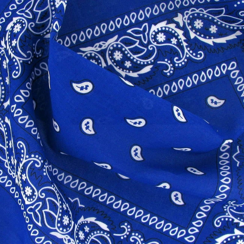 Boolavard 1s, 6s, 9s or 12 Pack Cowboy Bandanas Bandana with Original Paisley Pattern - Image 3