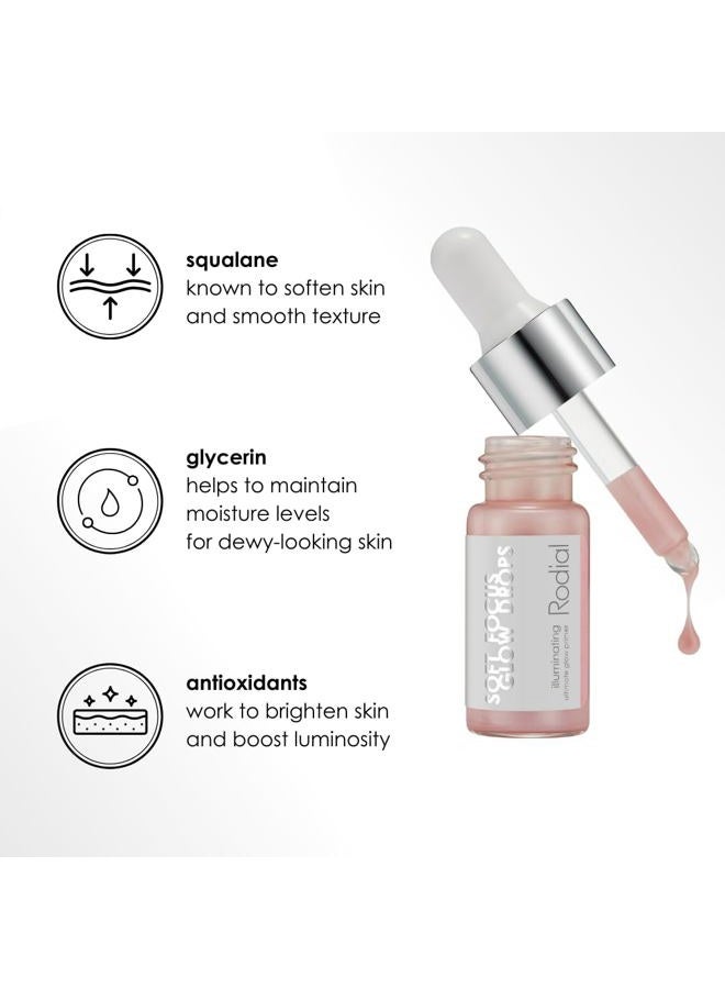 Rodial Soft Focus Glow Booster Drops 0.3 Deluxe fl oz, Illuminating Skin Serum with Glycerin and Antioxidants, Perfectioning and Smoothing Dewy Makeup Base, Weightless Formula - Image 5