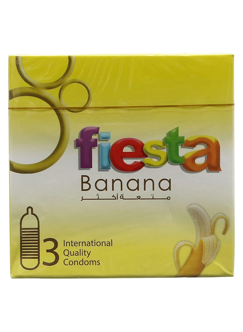 Fiesta Banana Condom For Men - Image 1