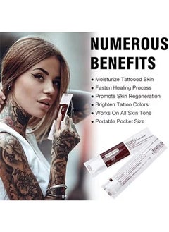 Fougera Tattoo Scar Repair Gel, Microblading Aftercare Ointment Vitamin A and D Anti-Inflammatory Anti Scar Tattoo Aftercare Cream for Makeup Microblading and Tattoo Healing Art Tattoo Supplies 50Pcs  - Image 2