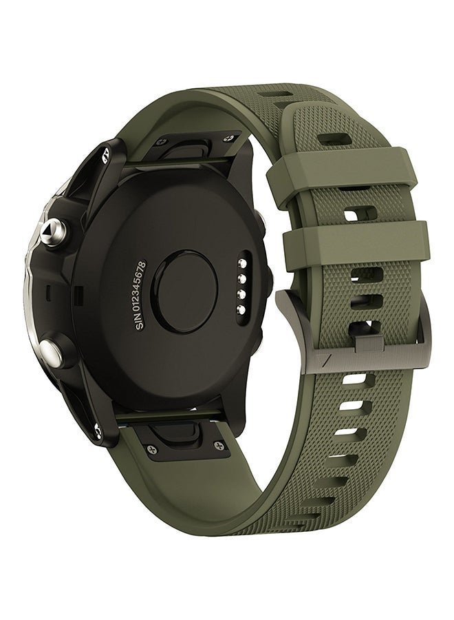NIBEMINENT Replacement Smart Watch Band For Garmin Fenix 5X/3/3HR GPS Army Green - Image 3
