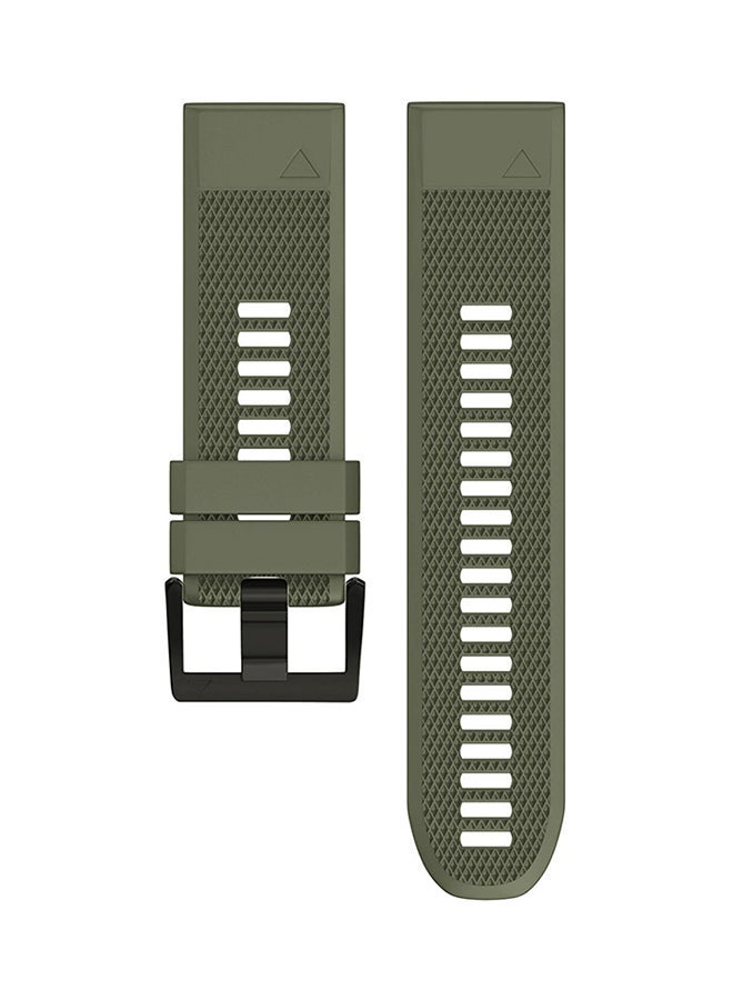NIBEMINENT Replacement Smart Watch Band For Garmin Fenix 5X/3/3HR GPS Army Green - Image 2
