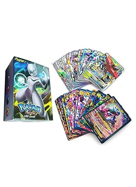 بطاقات طاقة بوكيمون 100 قطعة EX GX MEGA Trainer (80EX,20MEGA)
