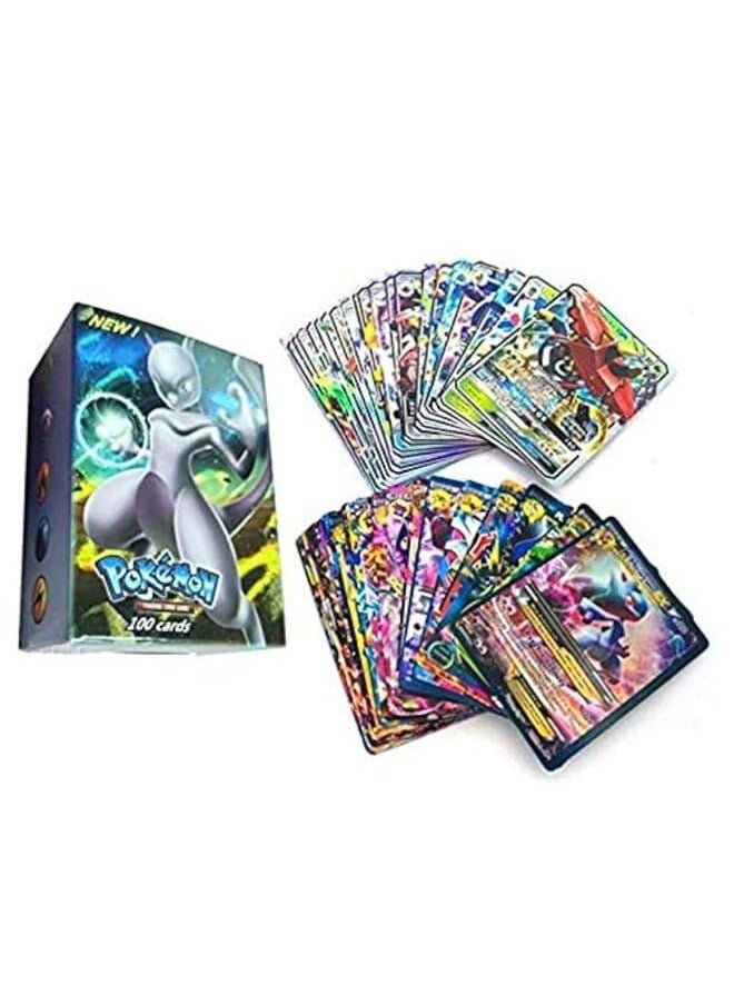 ماركة غير محددة - بطاقات طاقة بوكيمون 100 قطعة EX GX MEGA Trainer (80EX,20MEGA) - Image 1