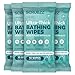 scrubzz Extra Large Bath Wipes for Adults Bathing No Rinse - 40 Ultra Thick Disposable Body Wipes for Men, Women & Elderly - Great for Gym, Camping, Post Surgery - Image 2