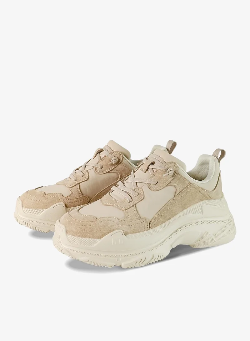 Duozoulu Taupe/Cream SI Core Nylon Walking Sneaker  | Best Price UAE