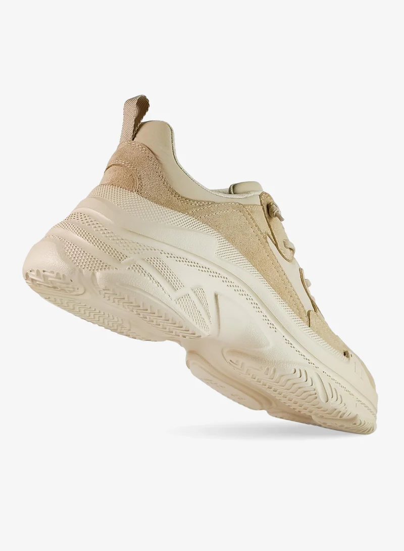 Duozoulu Taupe/Cream SI Core Nylon Walking Sneaker  | Best Price UAE