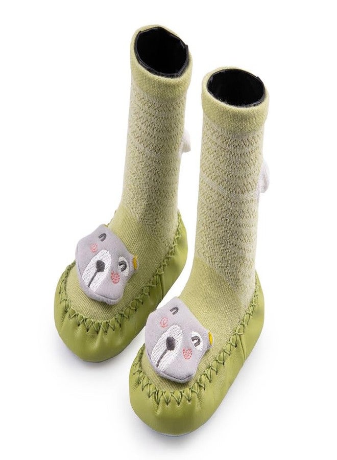 جوارب وأحذية قطنية ناعمة للأطفال من ريتشمن للجنسين، مناسبة للمواليد الجدد والفتيات الصغيرات، مضادة للانزلاق وجيدة التهوية، أحذية كاجوال أنيقة ومرنة، حذاء المشي الأول للأطفال الصغار في الأماكن المغلقة والمفتوحة (69، 12-18 شهرًا) - Image 2