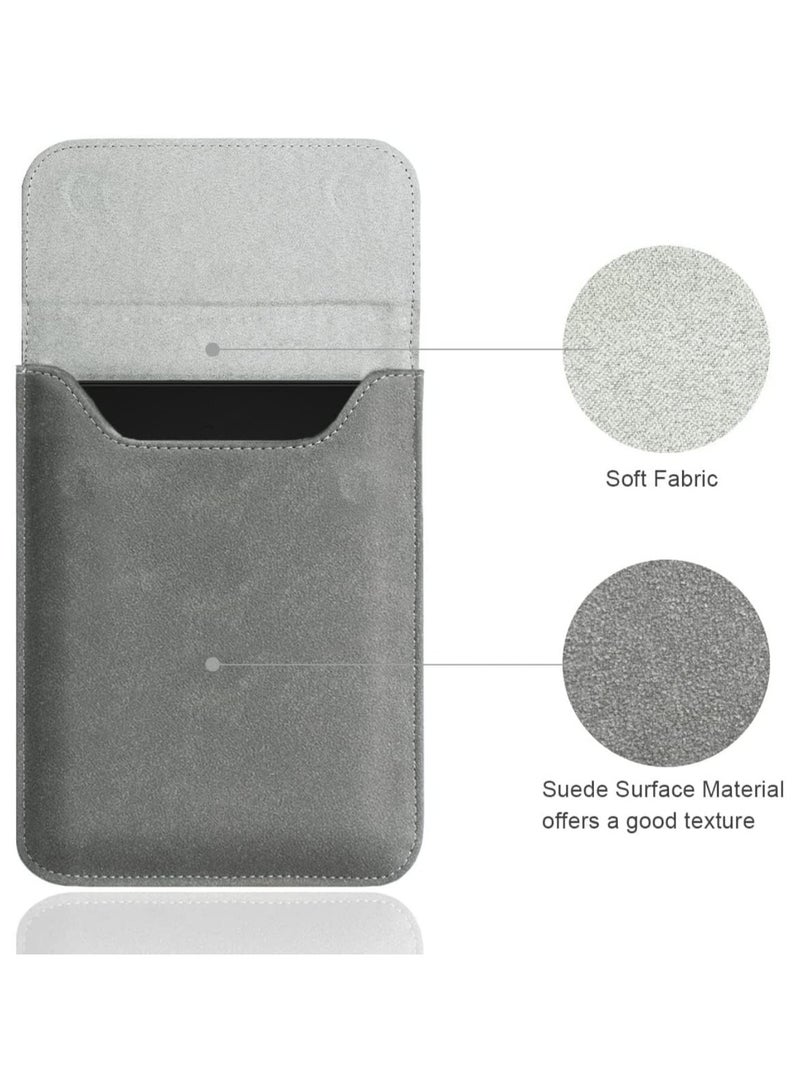Sleeve Case for 7" Kindle Paperwhite and Kindle Colorsoft Signature Edition (2024 Released) Lightweight Portable Protective Pouch Bag for Kindle (Grey) - Image 5