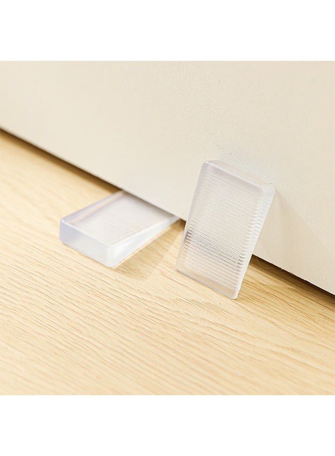 8 Pcs Plastic Clear Table Shims, Level Wedge for Home Improvement, Toilet Shims for Leveling, Flat and Stable Transparent Soft Rubber Pad Weather Resistant Perfect for Fixing Wobbly Furniture - Image 2