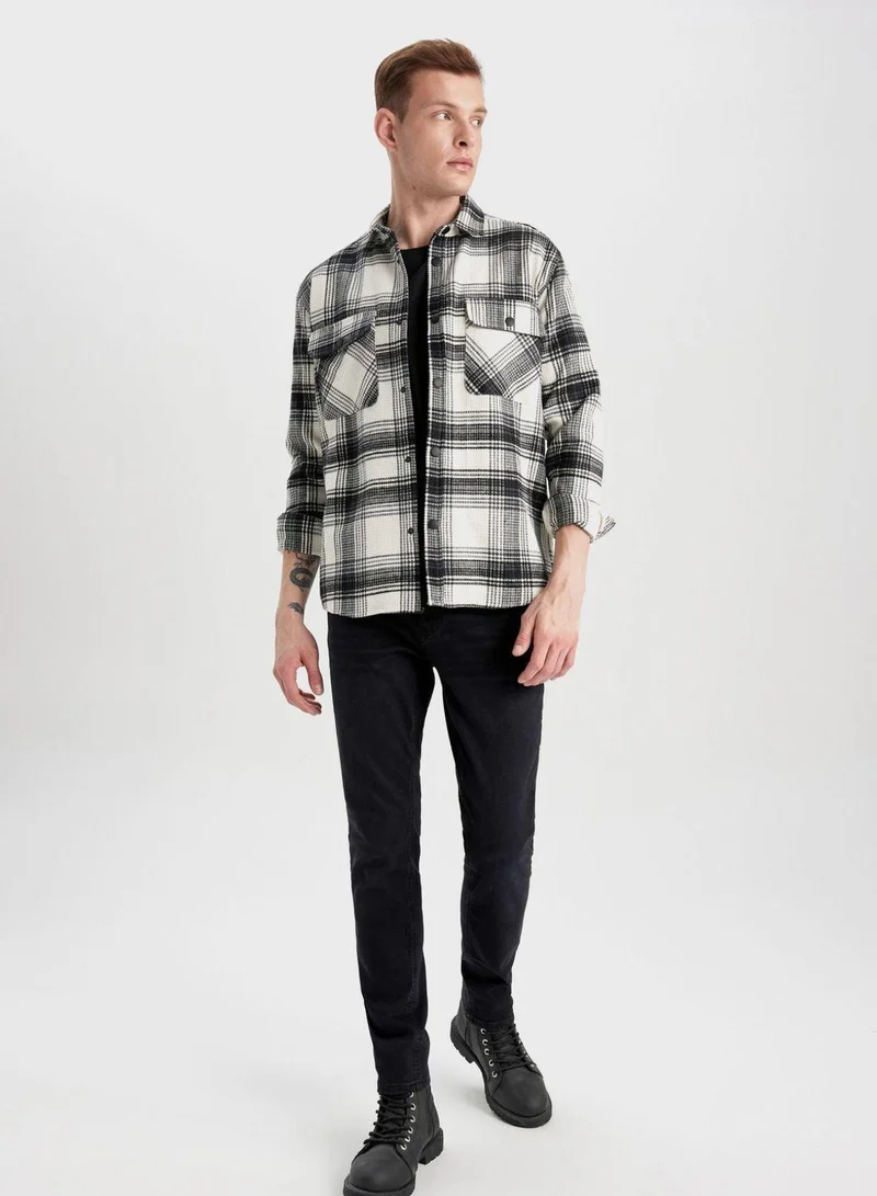DeFacto Man Relax Fit Long Sleeve Shirt