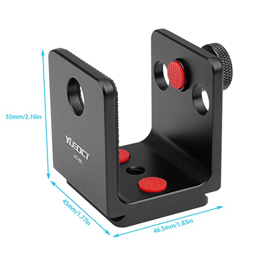 Yueoct Tripod Mount Adapter for Sig Kilo 5K 8K 850 1000 1200 1250 1400 1600 1800 2000 2200 2400 Buckmasters 1500 Rangefinder Built-in Arca Swiss Quick Release Plate with 1/4" Screw Holes - Image 3