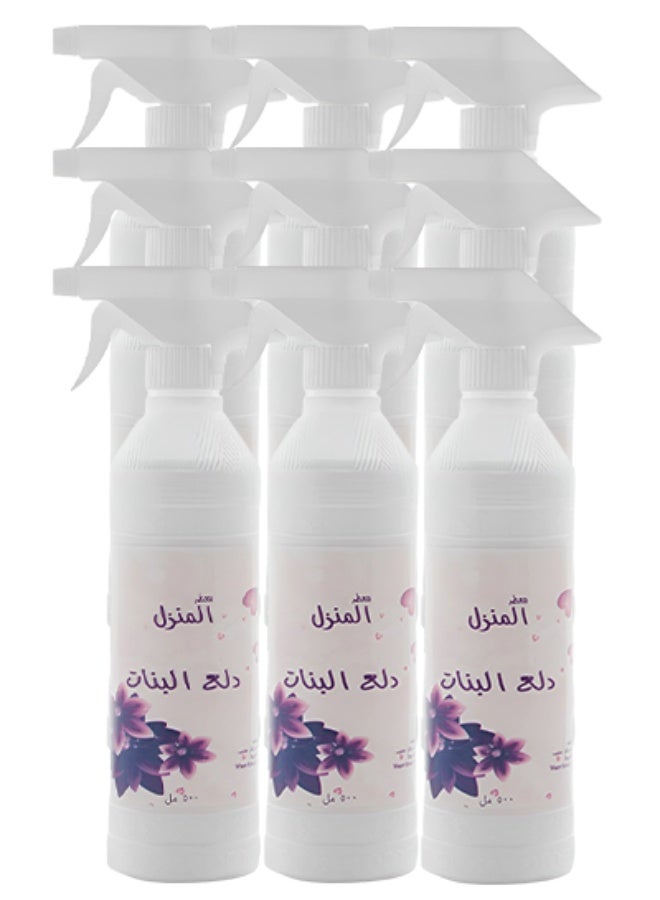 Banafa 9 Pieces Dala Al Banat House Freshener 500ml - Image 1